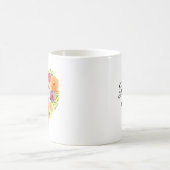 Mug Grand-mère personnalisée au coeur floral (Centre)
