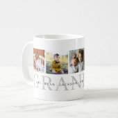 Mug Grand-mère Photo personnalisée Musique (Devant gauche)
