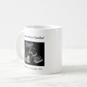 Mug Grand-mère pour être Noël Faire-part de grossesse (Devant gauche)
