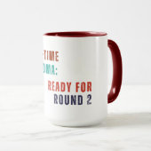 Mug - Grand-mère pour la première fois : Prêt pour (Devant droit)