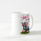 Mug Grand-mère rustique (Devant droit)