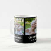Mug Grand-mère Script Black 3 Photo établi (Devant gauche)