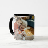 Mug Grand-mère Script Coeur Grateful Chaque instant Ph (Devant gauche)