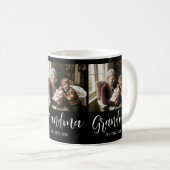 Mug Grand-mère Script Noir 3 Photo (Devant droit)