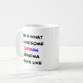 Mug grand-mère serbe, génial (Devant gauche)