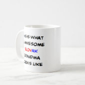 Mug grand-mère slovaque, génial (Devant gauche)