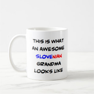 Mug grand-mère slovenienne, génial