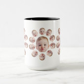 Mug Grand-mère Visage bébé moderne Anniversaire Grand- (Centre)
