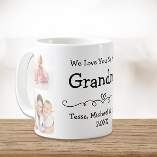 Mug Grand-mère Vous Aimez Photo Personnalisée