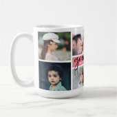 Mug Grand-mère We Love You Photo Collage (Gauche)