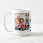 Mug Grand-mère We Love You Photo Collage Typographie (Gauche)