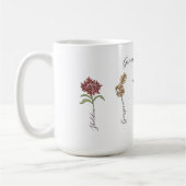 Mug Grand-mère's Flower Garden 5 petits Nom Floral (Gauche)