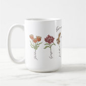 Mug Grand-mère's Flower Garden 7 petits Nom Floral (Gauche)