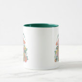 Mug Grand Oiseau | Graphisme floral de gentillesse (Centre)