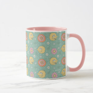 Mug Grand Oiseau   Motif Floral de Bonne Humeur