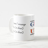 Mug Grand oncle avec votre propre texte (Devant gauche)