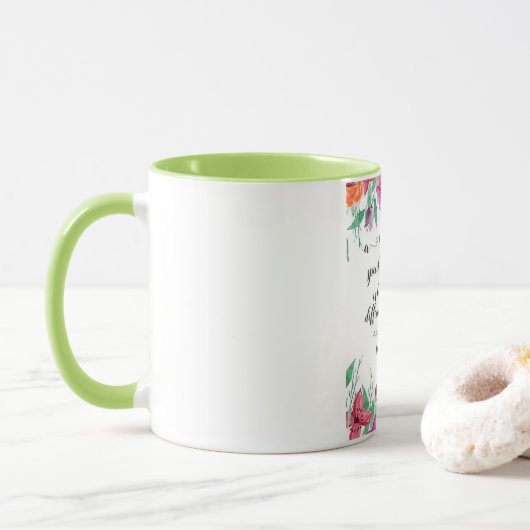 Mug Grand orthophoniste de l'école merci cadeau SLP (Avec donut)