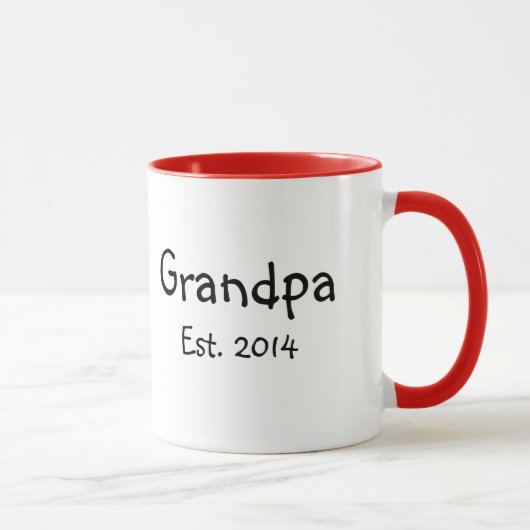 Mug Grand-papa à être 2014 (Droite)