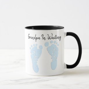 Mug Grand-papa dans des empreintes de pas de attente