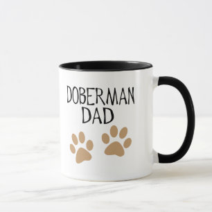 Mug Grand papa de dobermann de pattes