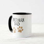 Mug Grand papa de dobermann de pattes (Devant gauche)