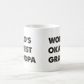 Mug Grand-papa d'Okayest du monde (Centre)