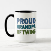 Mug Grand-papa fier des jumeaux (Gauche)