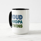 Mug Grand-papa fier des jumeaux (Devant gauche)