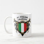 Mug Grand-papa italien du numéro un (Gauche)