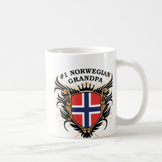 Mug Grand-papa norvégien du numéro un (Droite)