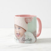 Mug Grand-parents bébé photo 1ère petite-fille (Devant droit)