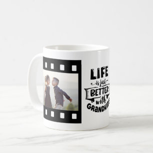 Mug Grand-parents Meilleure vie Grand-enfants Modèle p