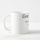 Mug Grand-parents nous vous aimons ajouter nom simple  (Gauche)