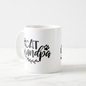 Mug Grand-père animal de compagnie de chat mignonne (Devant gauche)