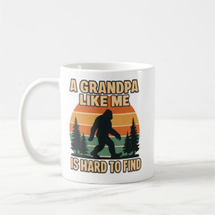 Mug Grand-père Bigfoot Vintage Retro Sasquatch Drôle