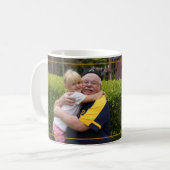 Mug Grand-père Bumpa, photo personnalisée (Devant gauche)