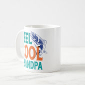 Mug "Grand-père Cool de bobine T-shirt - (Devant gauche)