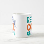 Mug "Grand-père Cool de bobine T-shirt - (Centre)