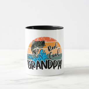 Mug Grand-père Cool de bobines/Pêche