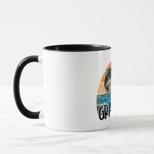 Mug Grand-père Cool de bobines/Pêche (Gauche)