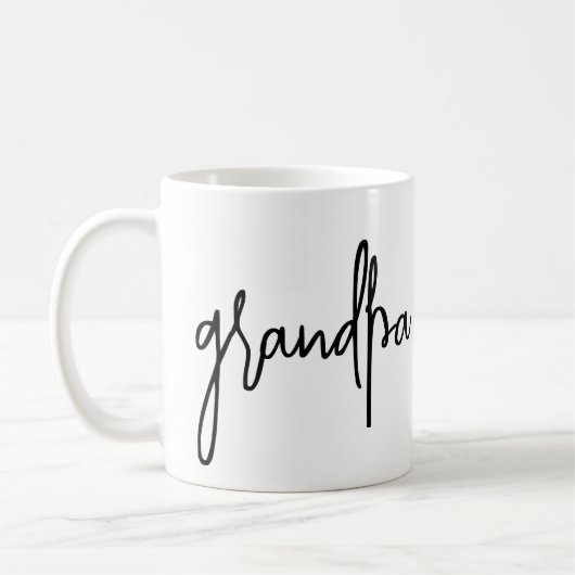 Mug grand-père de la mariée café (Gauche)
