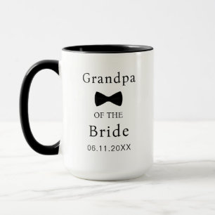 Mug Grand-père de la mariée Merci Mariage grand-père