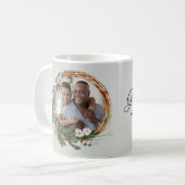 Mug Grand-père de la photo en papier feuilleté chic mo (Devant gauche)