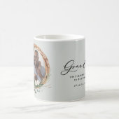 Mug Grand-père de la photo en papier feuilleté chic mo (Centre)