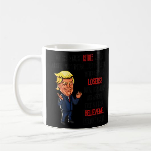 Mug Grand-père de la retraite de Trump (Gauche)