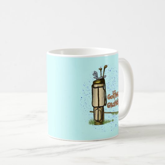 Mug Grand-père du golf (Devant droit)