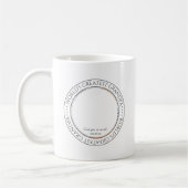 Mug Grand-père du monde photo classique moderne (Gauche)