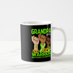 Mug Grand-Père D'Un Guerrier Handicap Cerveau En Main