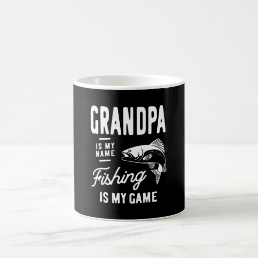 Mug Grand-Père Est Mon Nom Pêche Est Mon Jeu Cadeau (Centre)