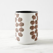 Mug Grand-père grand-mère sur mesure moderne anniversa (Centre)